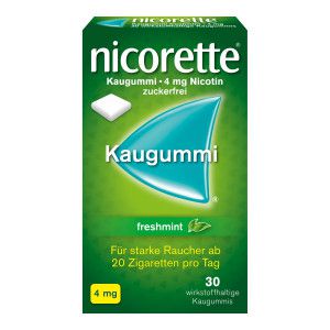 Nicorette Kaugummi freshmint 4 mg Nicotin