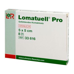 Lomatuell Pro Gelbildendes Kontaktnetz 5x5 cm