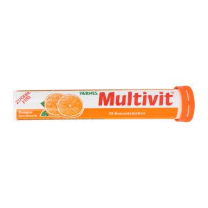 Hermes Multivit Brausetabletten Orangen-Geschmack