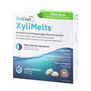 OraCoat XyliMelts Hafttabletten Milde Minze