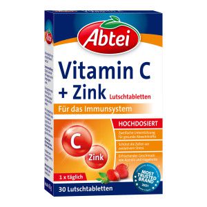 Abtei Vitamin C plus Zink Lutschtabletten