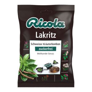 Ricola Lakritz-Bonbons ohne Zucker im Beutel