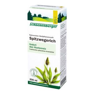 Schoenenberger Naturreiner Heilpflanzensaft Spitzwegerich