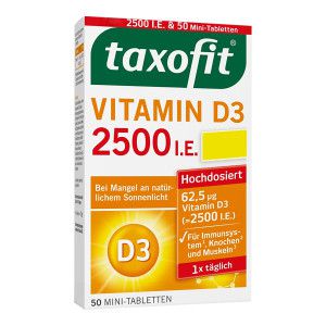 Taxofit Vitamin D3 2500 I.E. Tabletten