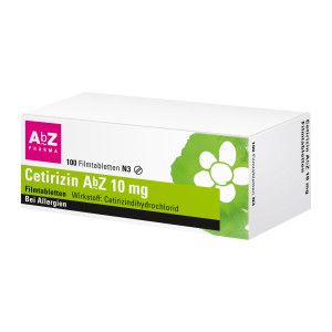 Cetirizin AbZ 10 mg Filmtabletten bei Allergien