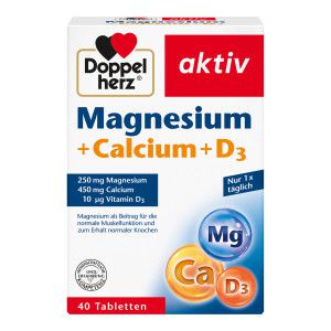 Doppelherz aktiv Magnesium + Calcium + D3