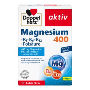 Doppelherz aktiv Magnesium 400+B1+B6+B12 Folsäure