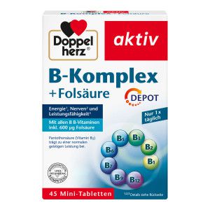 Doppelherz aktiv B-Komplex + Folsäure