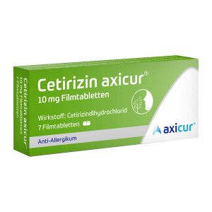 Cetirizin axicur 10 mg Filmtabletten