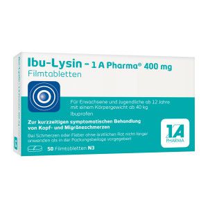 Ibu-Lysin - 1 A Pharma 400 mg Filmtabletten