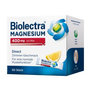 Biolectra Magnesium 400 mg Ultra Direct Sticks Zitrone