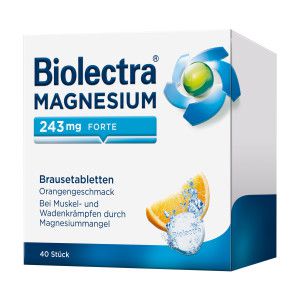 Biolectra Magnesium 243 mg forte Brausetabletten Orange