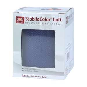 BORT StabiloColor haft Binde 8 cm blau