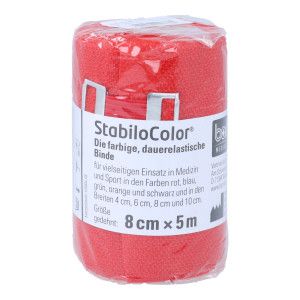 BORT StabiloColor Binde 8 cm rot