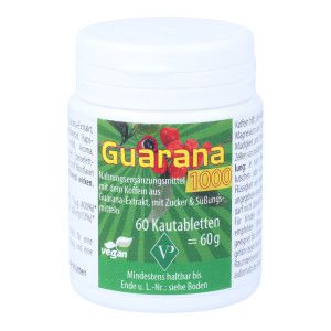 Guarana 1000 mg Kautabletten