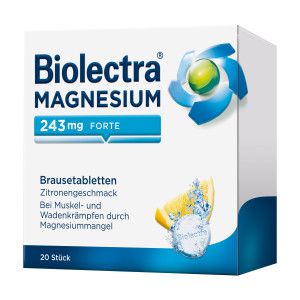 Biolectra Magnesium 243 mg Forte Brausetabletten Zitrone