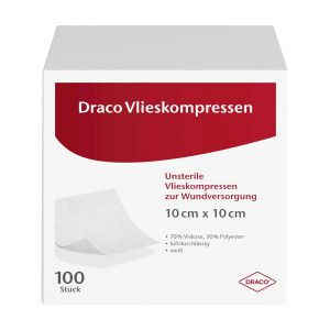 Draco Vlieskompressen, unsteril 10 x10 cm