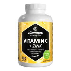Vitamaze Vitamin C hochdosiert + Zink