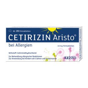 Cetirizin Aristo bei Allergien 10 mg Filmtabletten