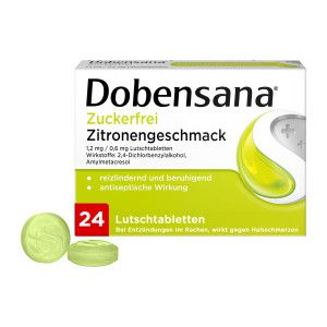 Dobensana zuckerfrei Zitronengeschmack Lutschtabletten