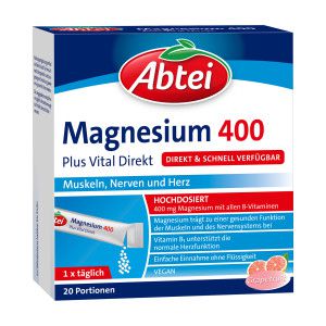 Abtei Magnesium 400 Plus Vital Direkt Granulat