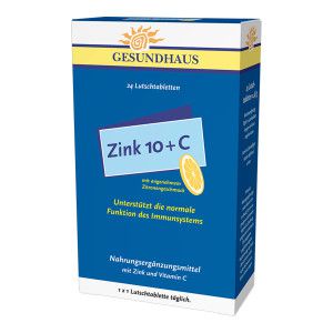 Zink 10+C Lutschtabletten