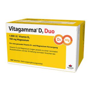 Vitagamma D3 Duo 1.000 I.E Vit.D3 150mg Magnesium