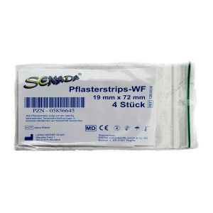 Senada - Pflasterstrip wasserfest, hautfarben 19 x 72 mm