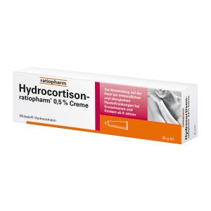 Hydrocortison ratiopharm 0,5 %, Creme