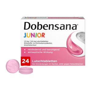 Dobensana Junior 1,2 mg/0,6 mg Lutschtabletten