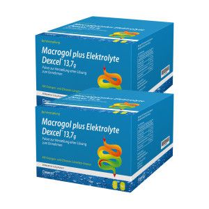 Macrogol plus Elektrolyte Dexcel 13,7 g Pulver