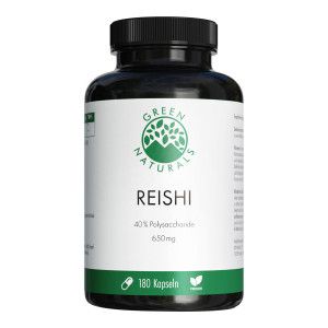 GREEN NATURALS Reishi 650 mg vegane Kapseln