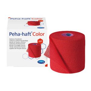 Peha-Haft Color Fixierbinde Latexfrei 6 cm x 20 m rot