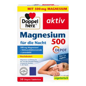 Doppelherz aktiv Magnesium 500 für die Nacht Tabletten