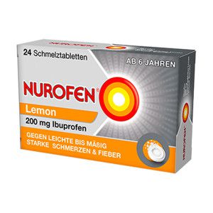 Nurofen Schmelztabletten Lemon bei Kopfschmerzen 200 mg