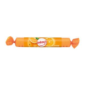 Intact Traubenzucker Orange Rolle