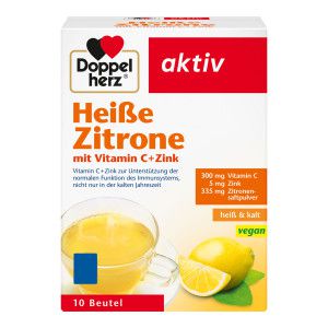 Doppelherz Heiße Zitrone mit Vitamin C + Zink