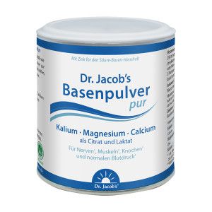 Dr.Jacob's Basenpulver pur Basen-Citrat-Laktat+Mineralstoffe