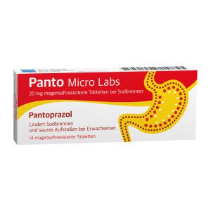 Panto Micro Labs 20 mg TMR bei Sodbrennen