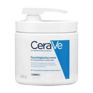 CeraVe Feuchtigkeitscreme für Gesicht und Körper Pumpe