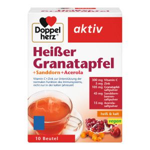 Doppelherz Heißer Granatapfel + Sanddorn + Acerola aktiv