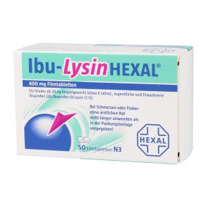 Ibu-Lysin HEXAL Filmtabletten bei Schmerzen und Fieber