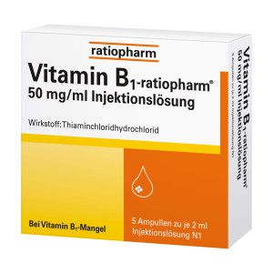 Vitamin B1 ratiopharm 50mg/ml Injektionslösung