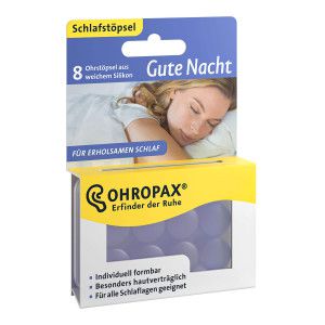 Ohropax Gute Nacht Silikon Ohrstöpsel