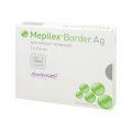 Mepilex Border Ag Schaumverband 7x7,5 cm