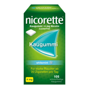 Nicorette Kaugummi whitemint 4 mg 105 St